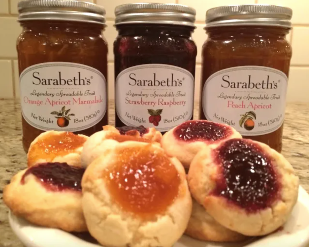 New England Jam Thumbprint Cookies