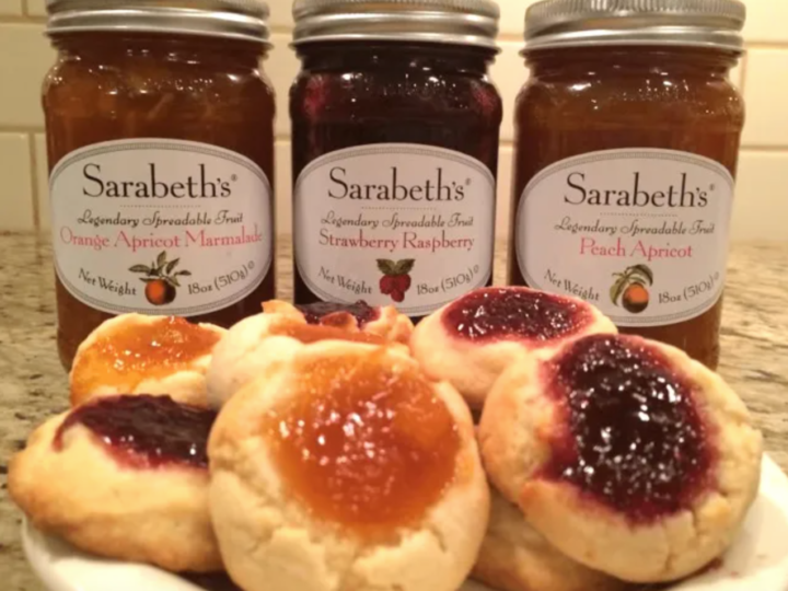 New England Jam Thumbprint Cookies