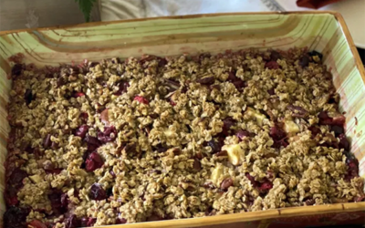 Easy Cranberry Apple Bake