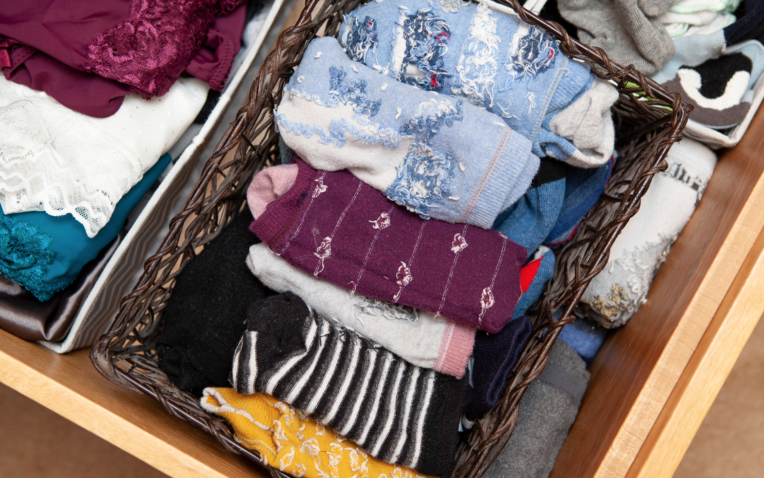sock drawer header