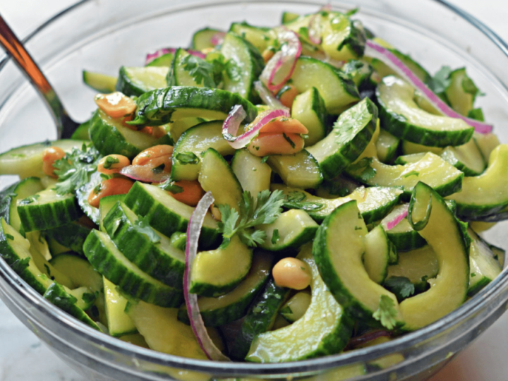 Thai Cucumber Salad with Peanuts