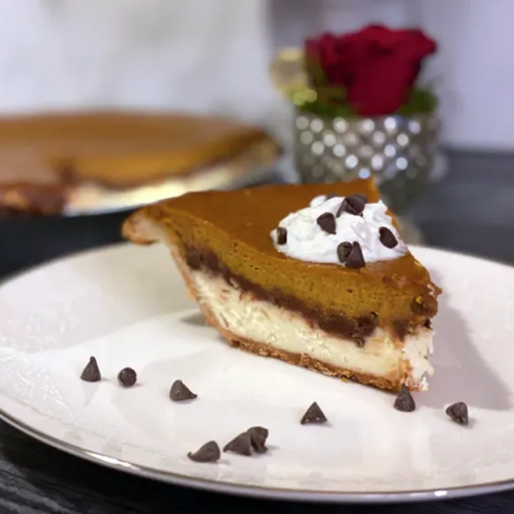 pumpkin cheesecake pie