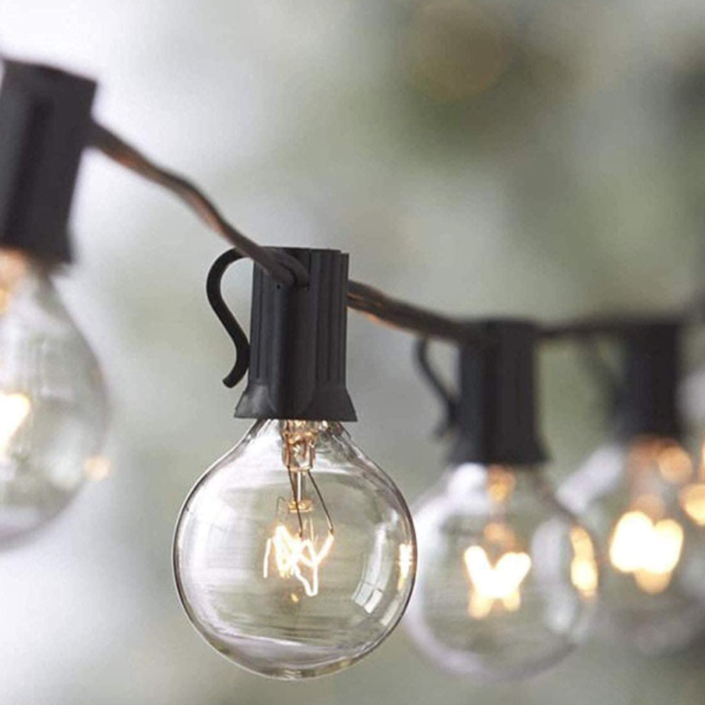 Lights for backyard bbq