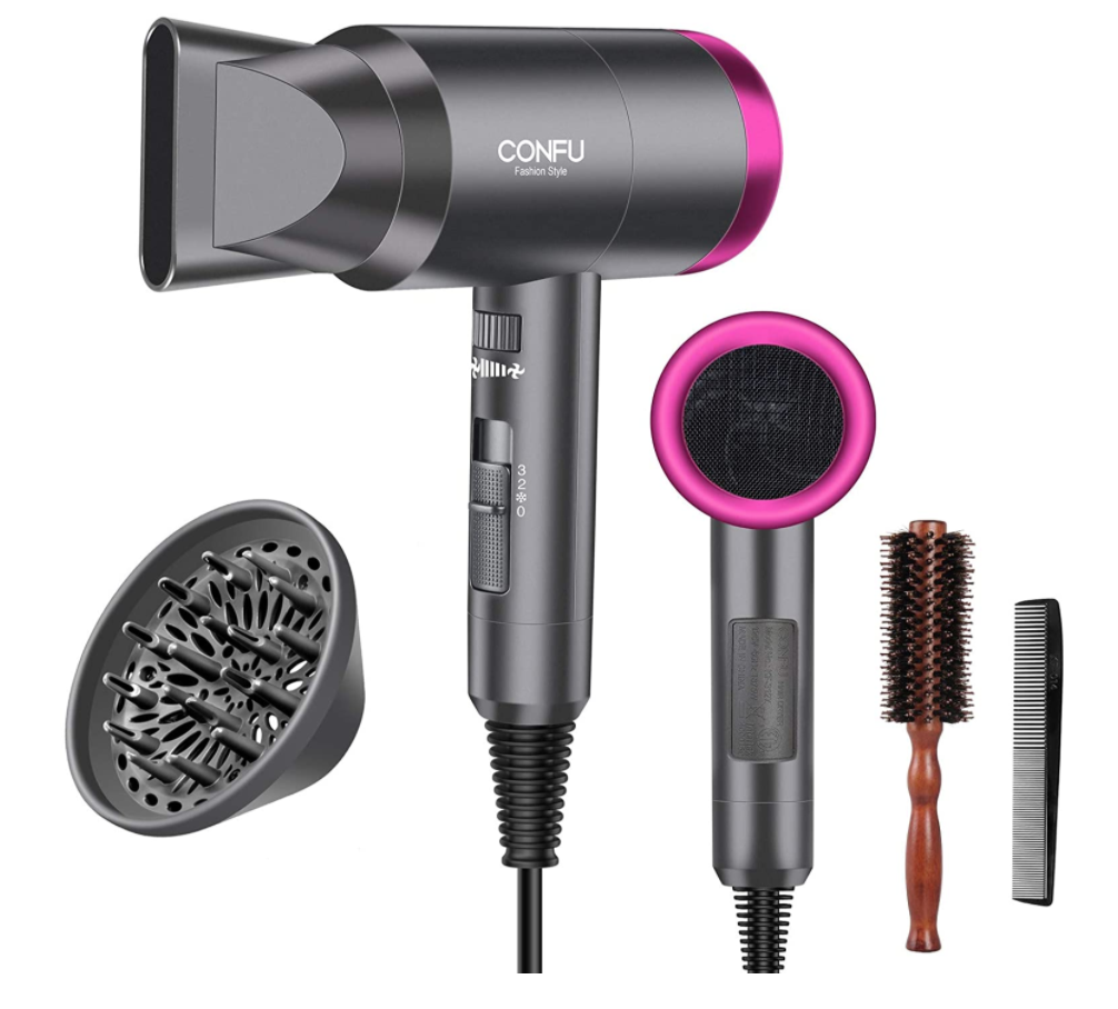 look for less hair dryer