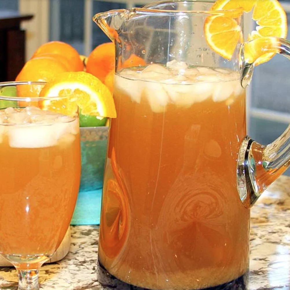 peach iced tea
