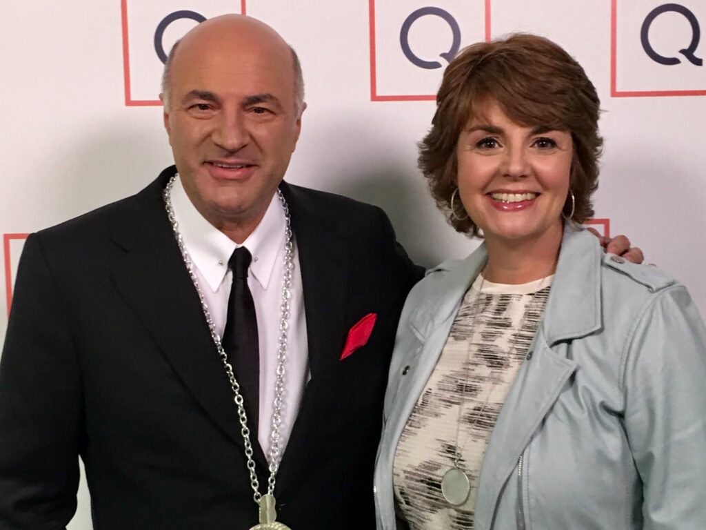 Jill Bauer and Kevin O'Leary from Shark Tank
