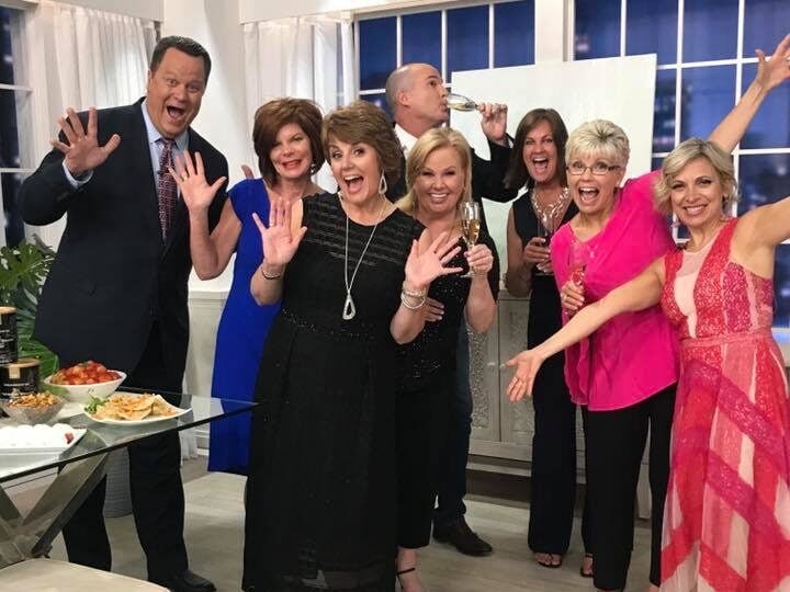 Guests and hosts at QVC