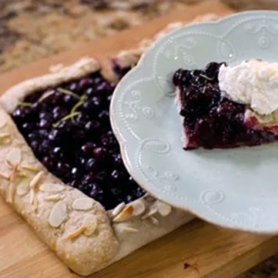 Blueberry tart: Low-fat blueberry muffins