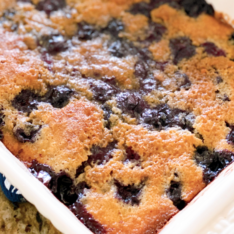 Blueberry cobbler: Low-fat blueberry muffins