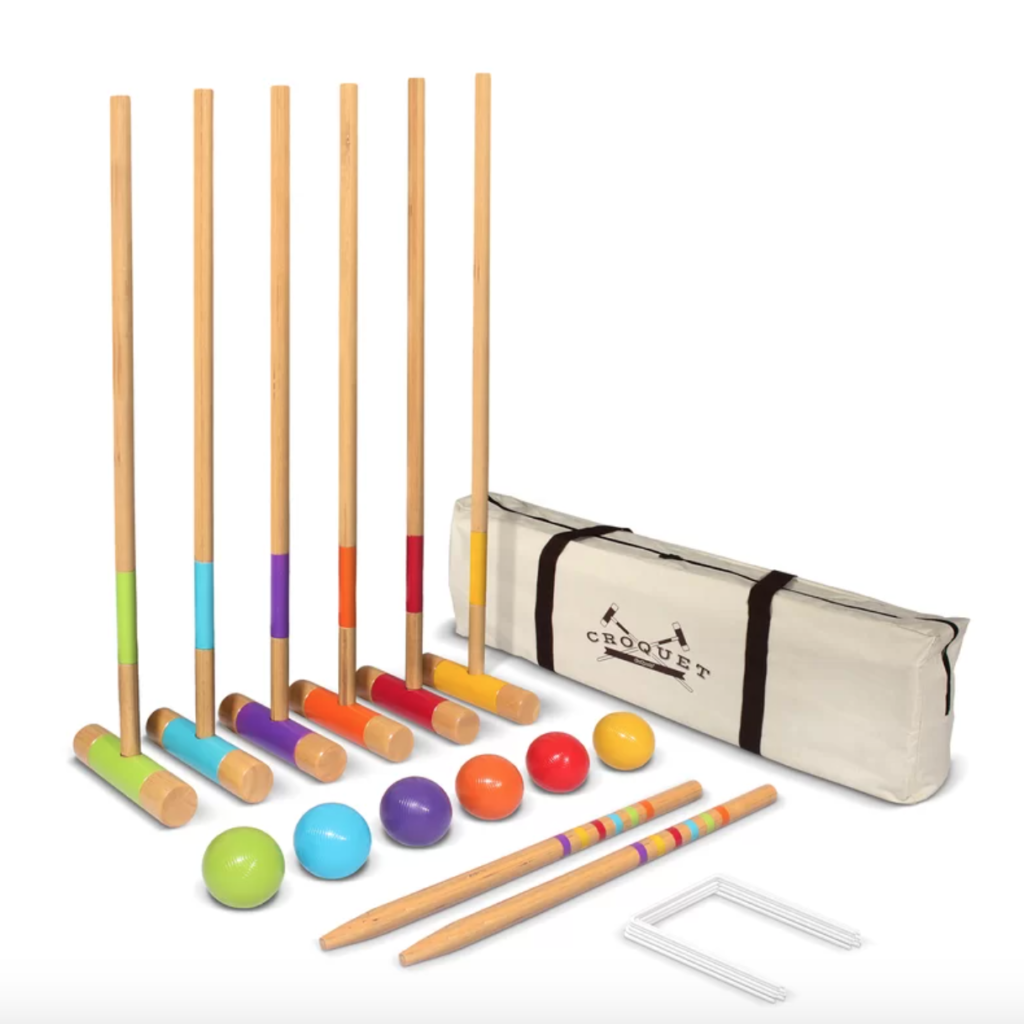 outdoor summer fun croquet
