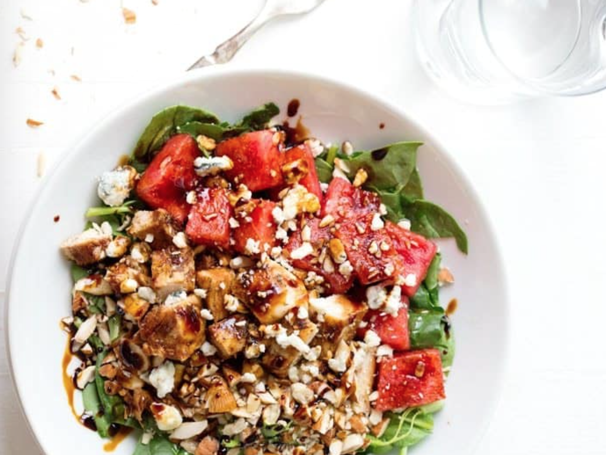 chicken balsamic salad