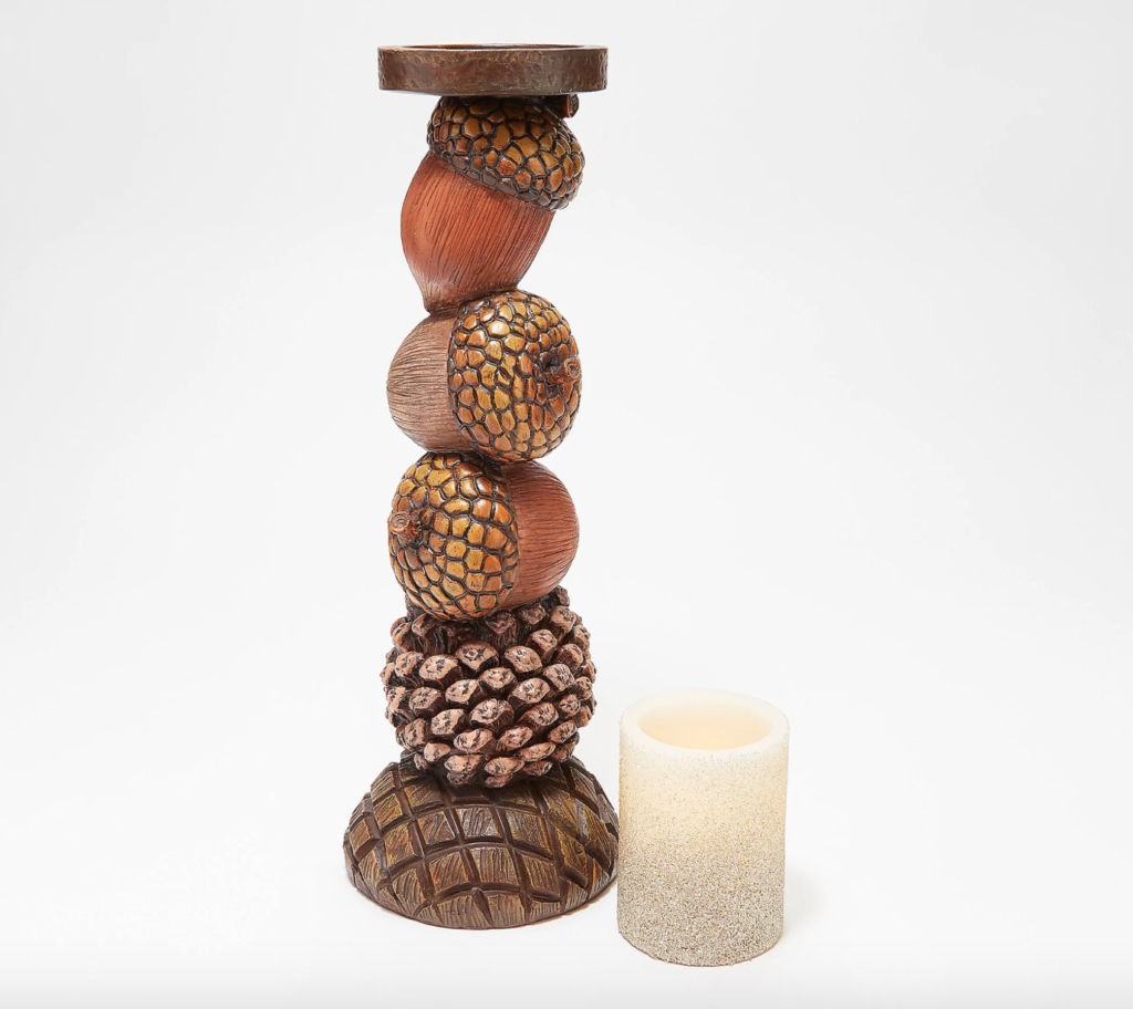 fall clearance autumn candle pillar