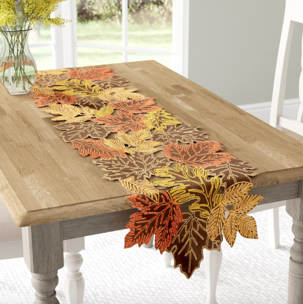 table runner for fall