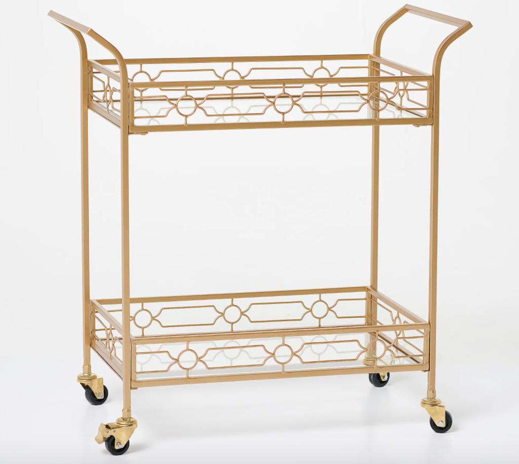 bar cart gold