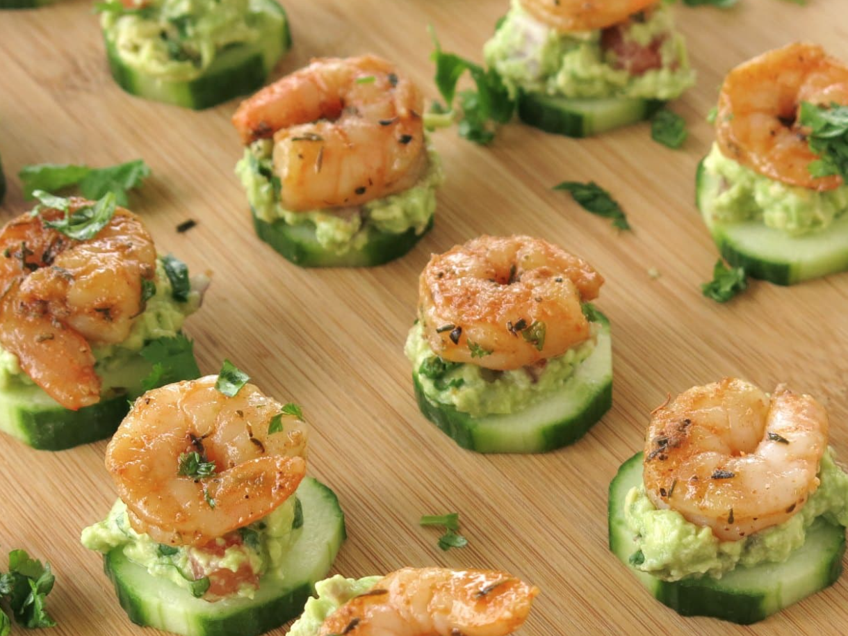 Guacamole Recipe Shrimp Bites