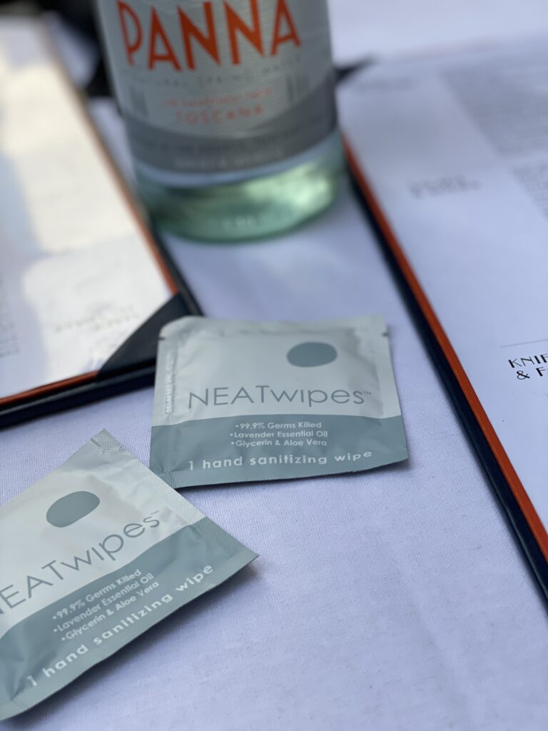 individually wrapped essential hand sanitizer wipes