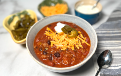 Slow Cooker Three-Bean Chili
