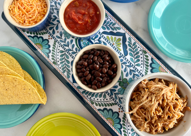 shredded chicken header