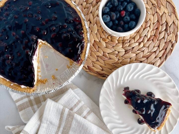 No-Bake Blueberry Cheesecake
