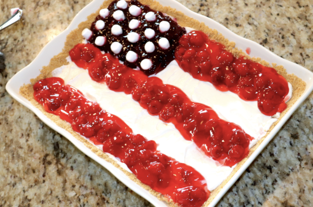 Patriotic Cake finished