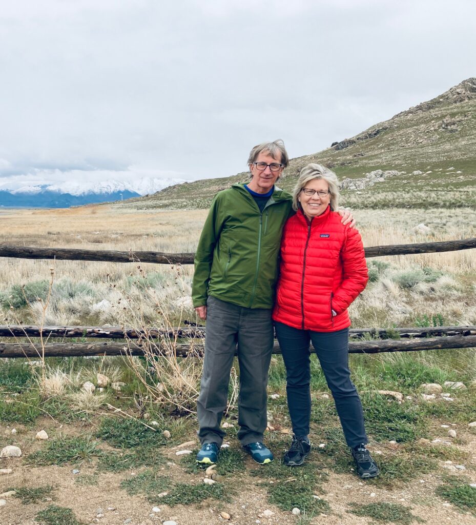 Bernadette Turner and her husband