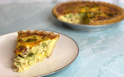 Easy Cheesy Bacon Broccoli Quiche