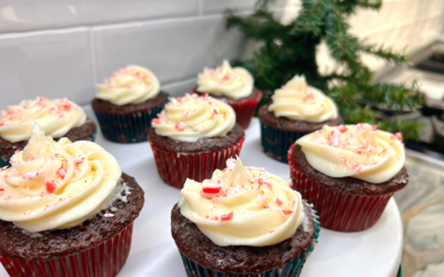 Peppermint White Chocolate Cupcakes