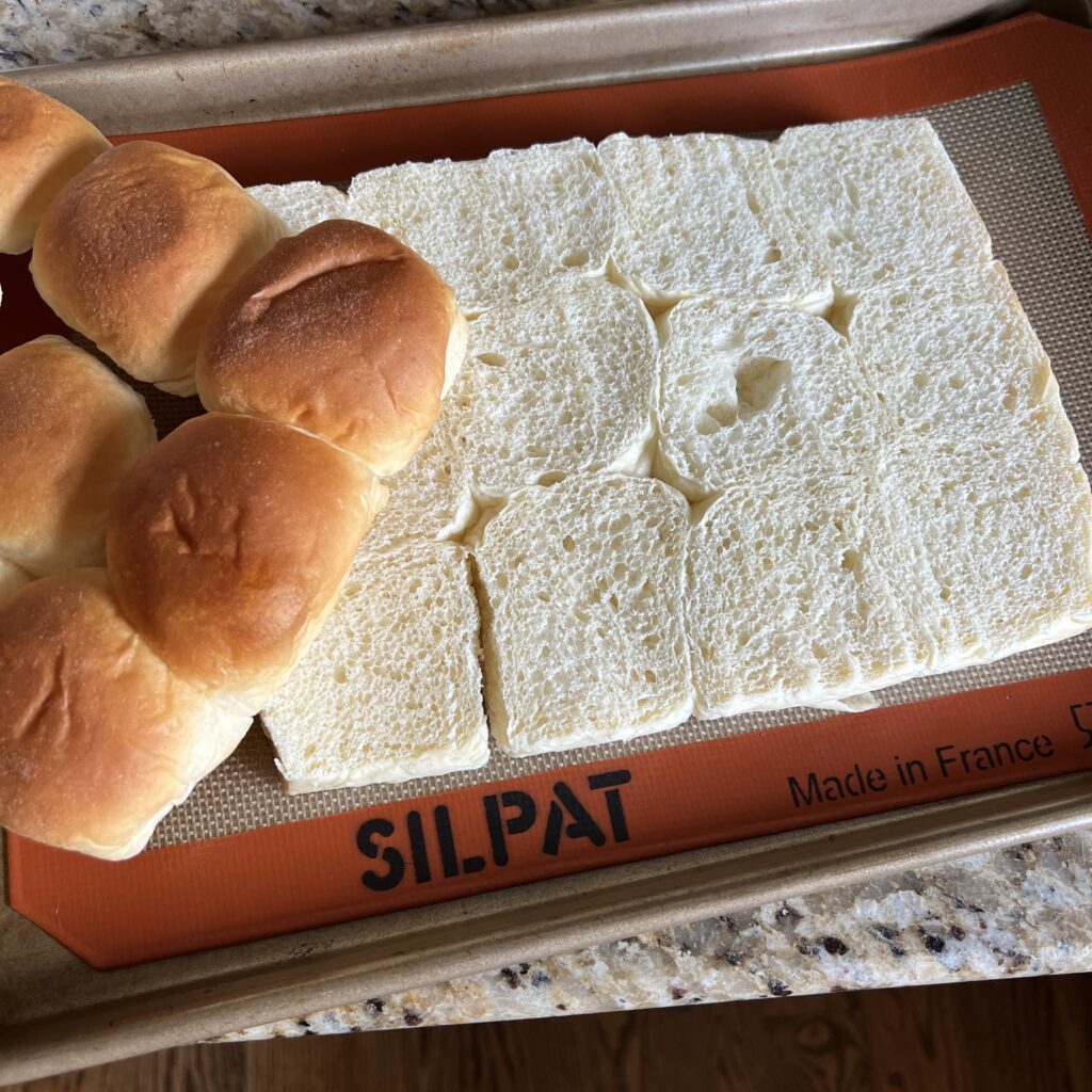 Hawaiian rolls for ham and cheese sliders
