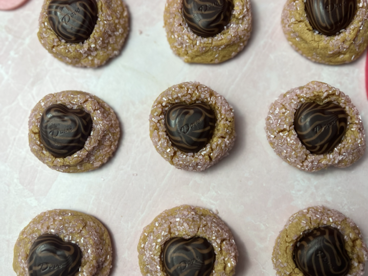 Valentine Peanut Butter Cookies
