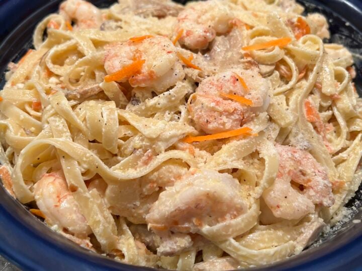 Fettuccine With Shrimp