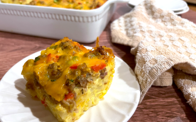 Loaded Breakfast Casserole — All Your Breakfast Favs in One Bite!