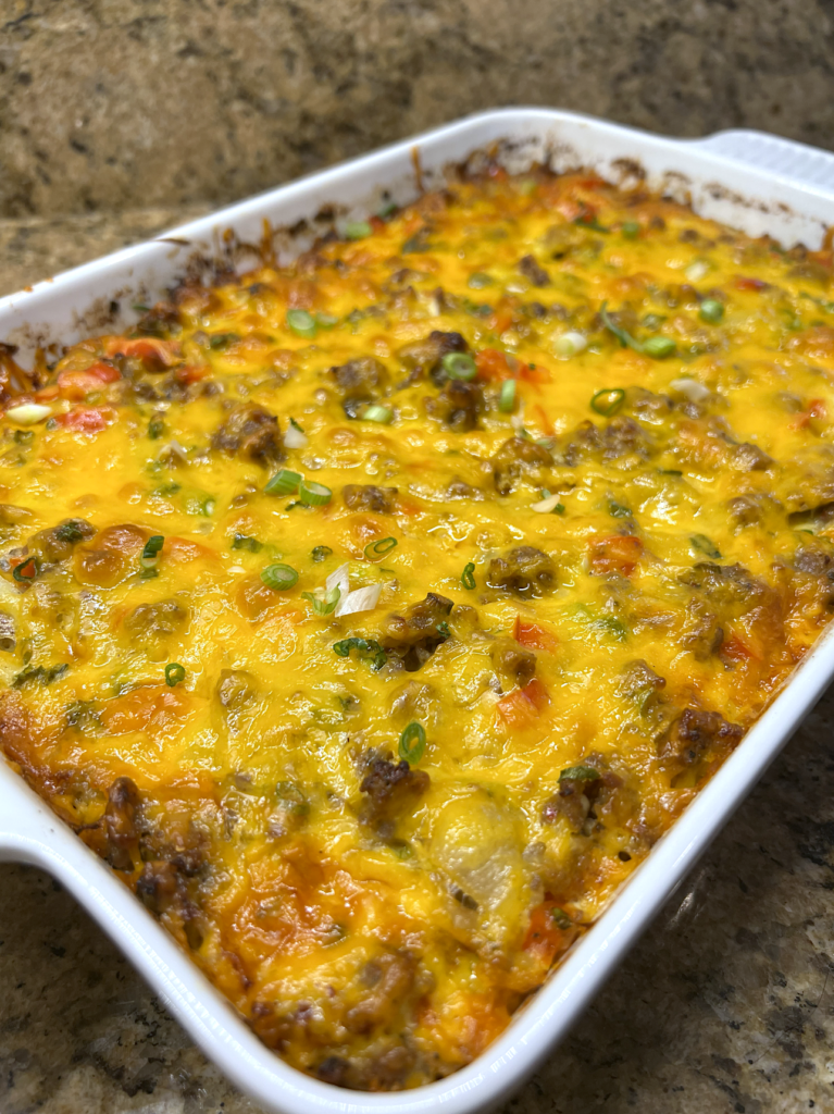 loaded breakfast casserole