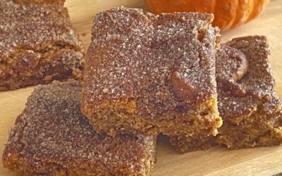The BEST Pumpkin Snickerdoodle Bars (Easy Too!)