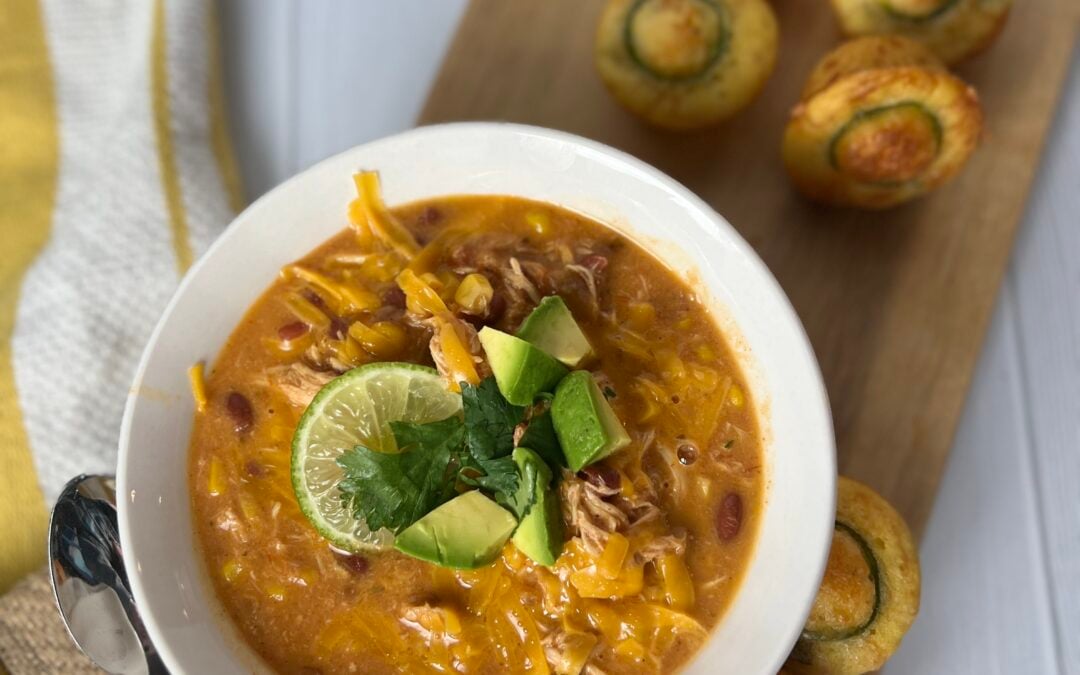 crockpot chicken taco soup
