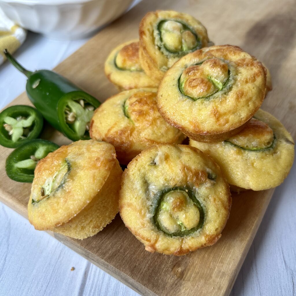 cheddar jalapeño corn muffin