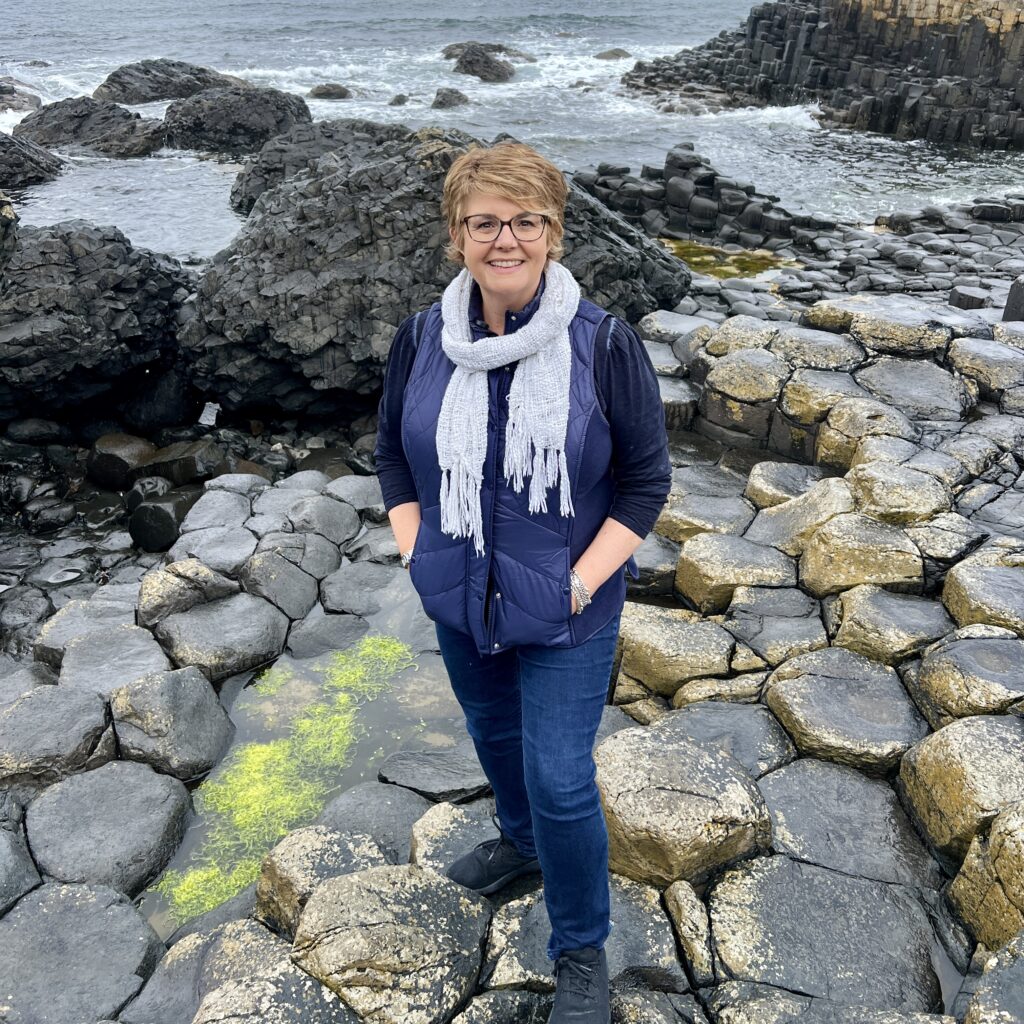 Jill Bauer in Northern Ireland at Giant's Causeway