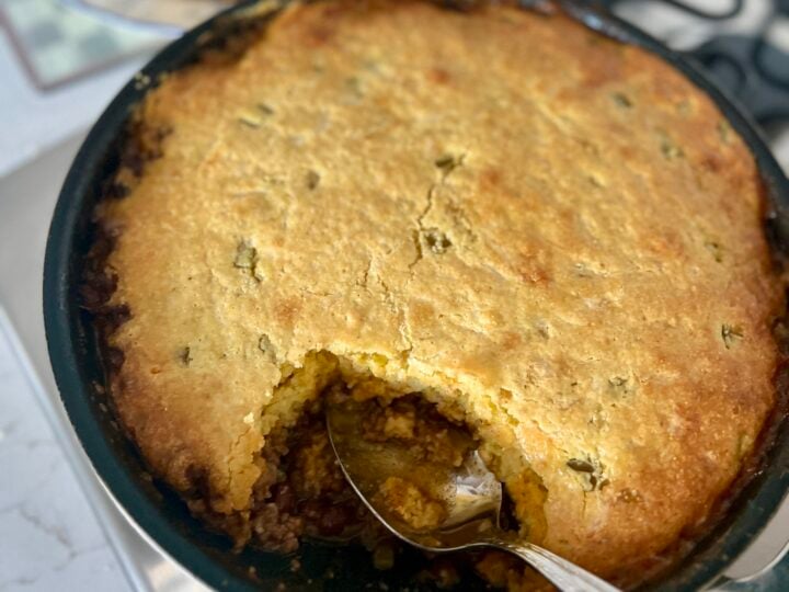 An easy one skillet tamale pie recipe
