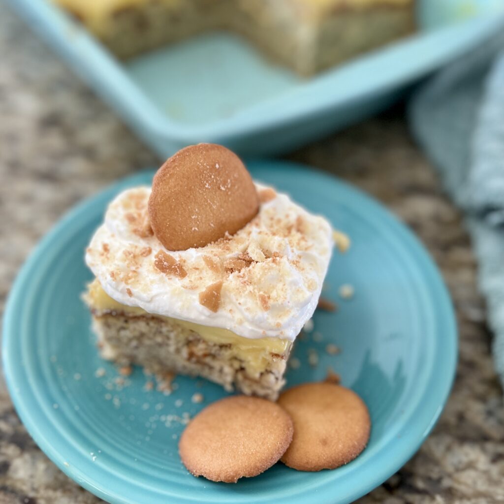 Banana Cream Pudding Cake